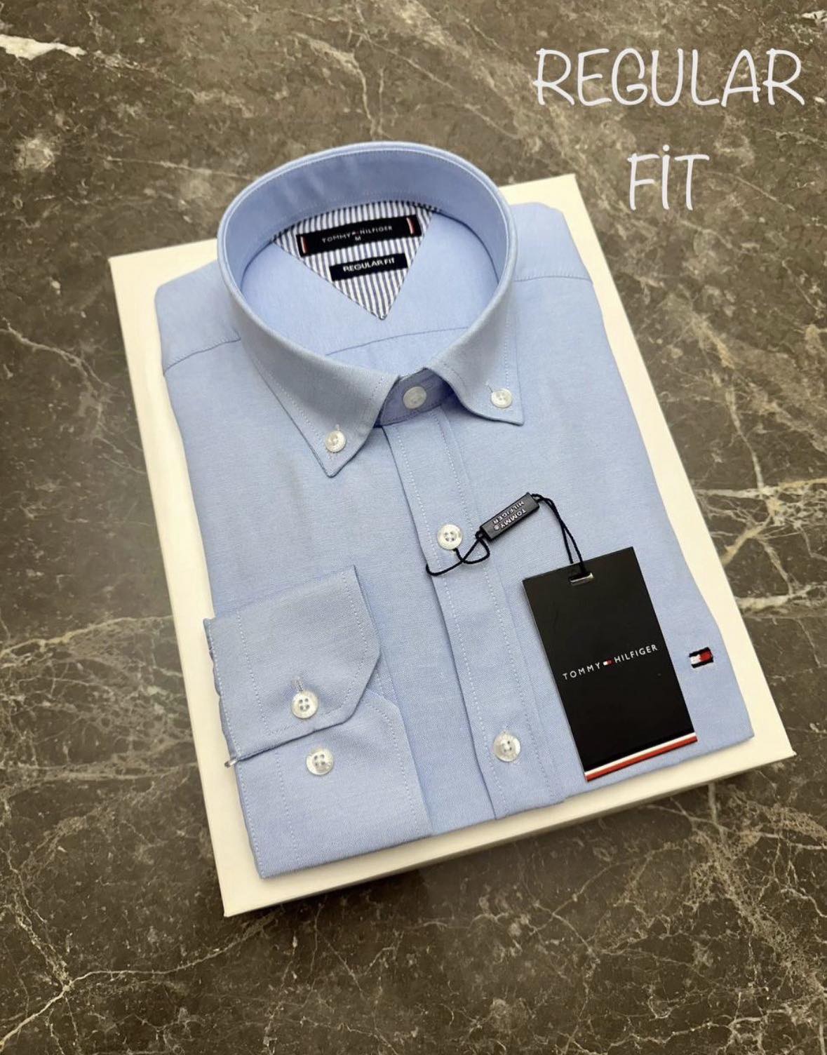 Πουκάμισο Tommy Hilfiger 014 - Γαλάζιο