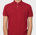 Μπλουζάκι Polo Ralph Lauren με γιακά - Μπορντό