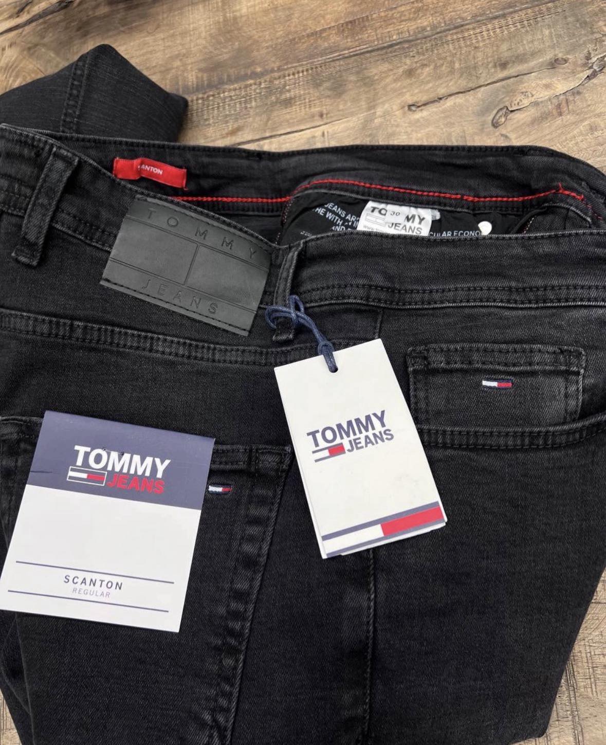 Tommy Hilfiger Ανδρικό Τζιν Παντελόνι Μαύρο - TH-JEAN-002