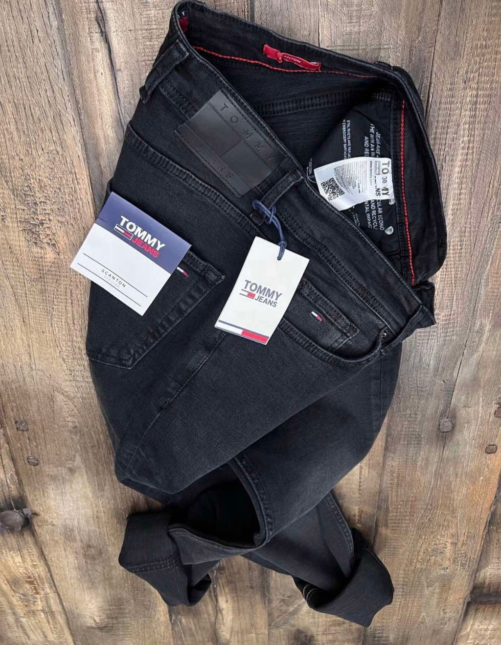 Tommy Hilfiger Ανδρικό Τζιν Παντελόνι Μαύρο - TH-JEAN-002