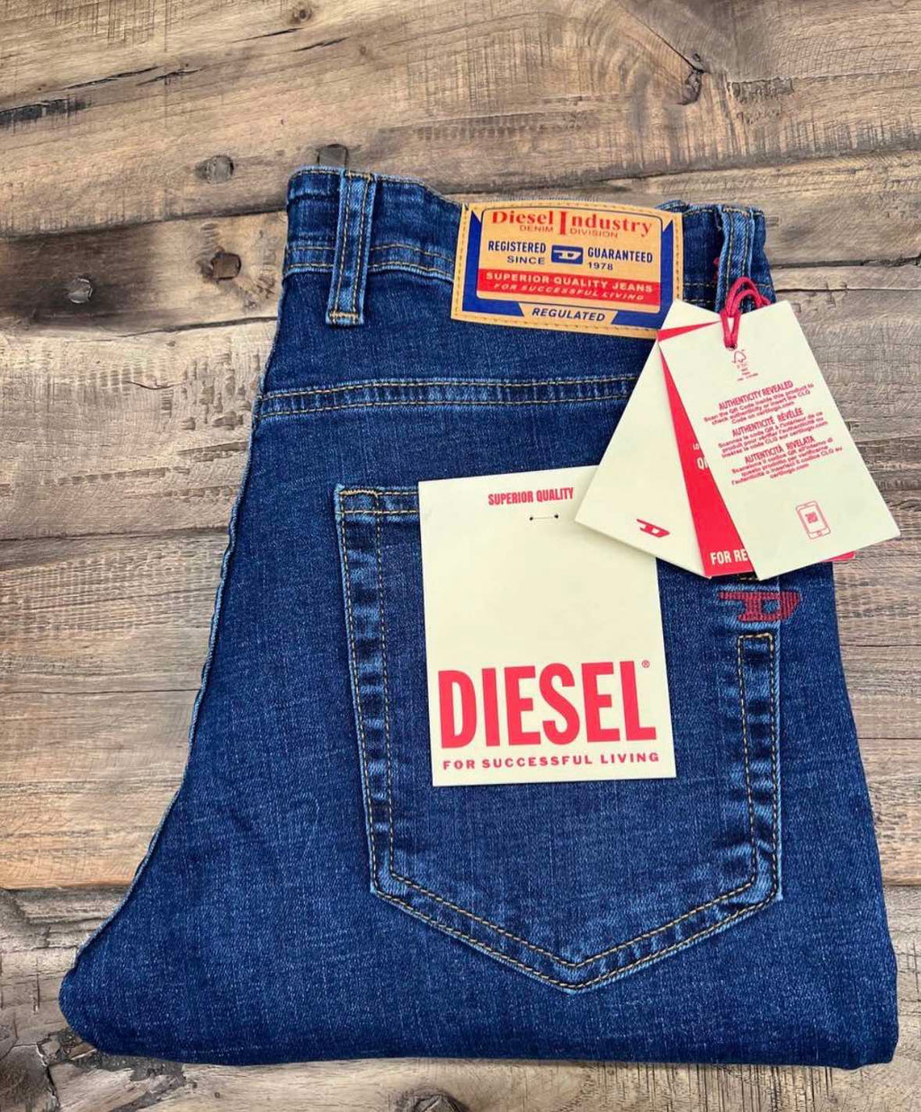 Diesel Ανδρικό Τζιν Παντελόνι Σκούρο Μπλε- DSL-JNS-2401