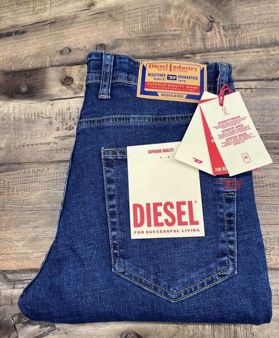 Diesel Ανδρικό Τζιν Παντελόνι Σκούρο Μπλε- DSL-JNS-2401