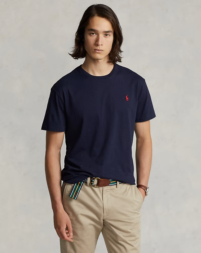 Μπλουζάκι λαιμόκοψη Polo Ralph Lauren - Σκούρο Μπλε