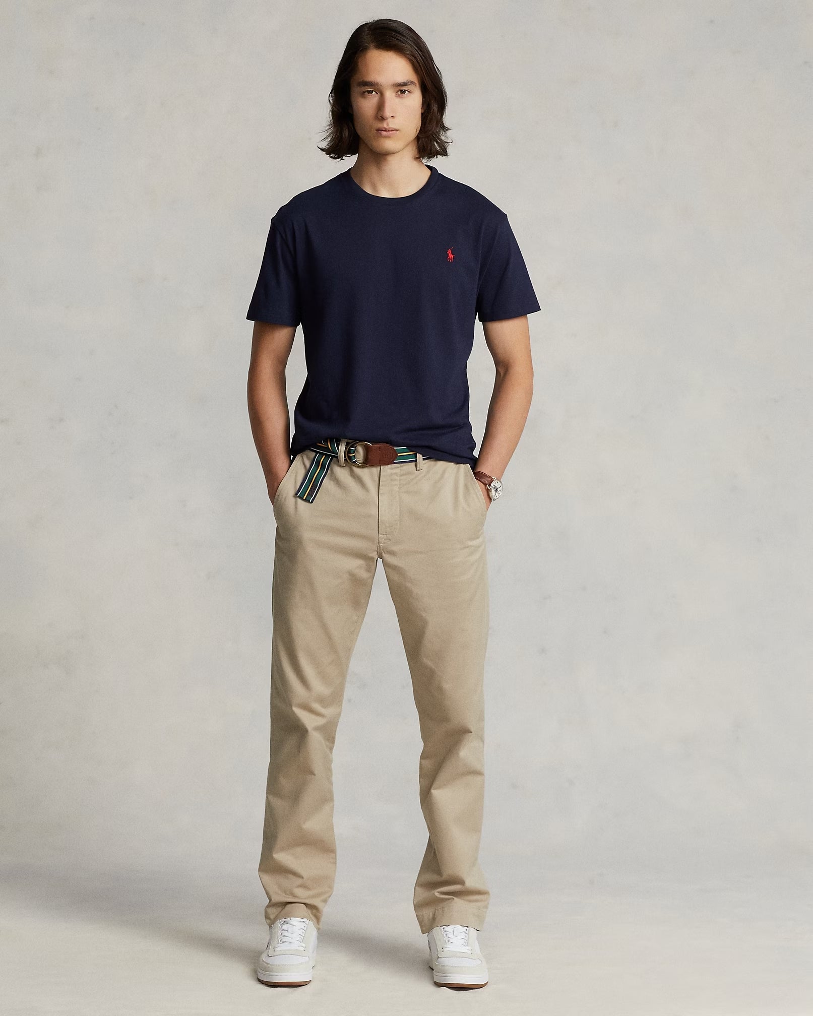 Μπλουζάκι λαιμόκοψη Polo Ralph Lauren - Σκούρο Μπλε