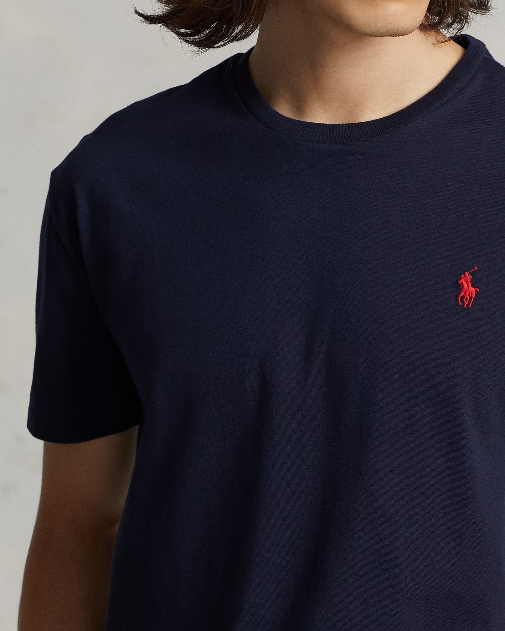 Μπλουζάκι λαιμόκοψη Polo Ralph Lauren - Σκούρο Μπλε