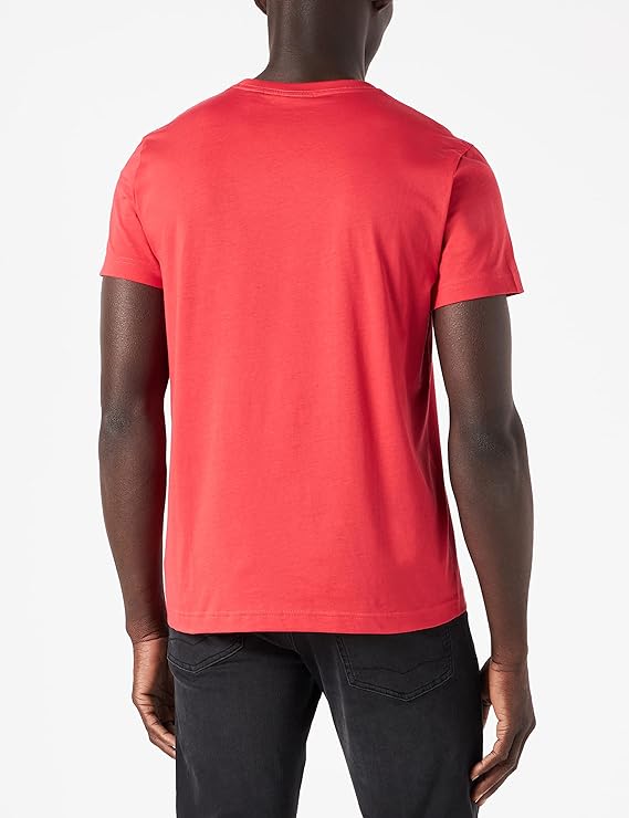 Μπλουζάκι λαιμόκοψη Gant - Κοραλί