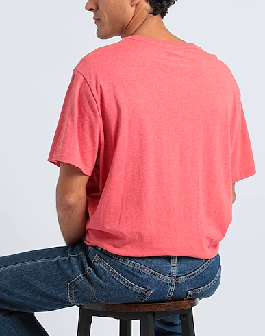 Μπλουζάκι λαιμόκοψη Polo Ralph Lauren - Κοραλί