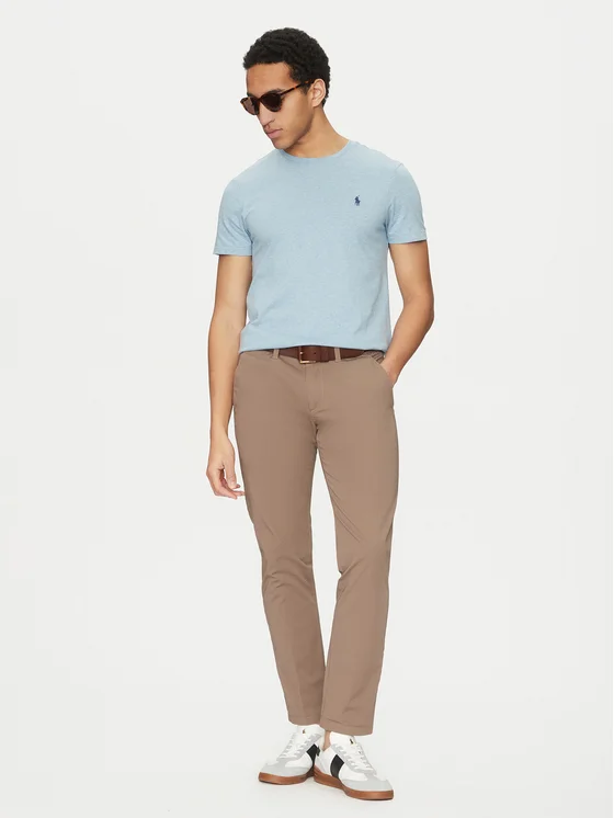 Μπλουζάκι λαιμόκοψη Polo Ralph Lauren - Γαλάζιο