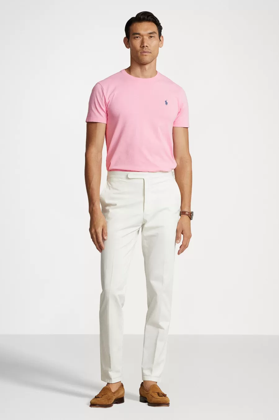 Μπλουζάκι λαιμόκοψη Polo Ralph Lauren - Ροζ