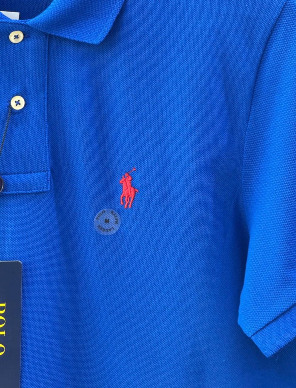 Μπλουζάκι Polo Ralph Lauren με γιακά - Μπλε