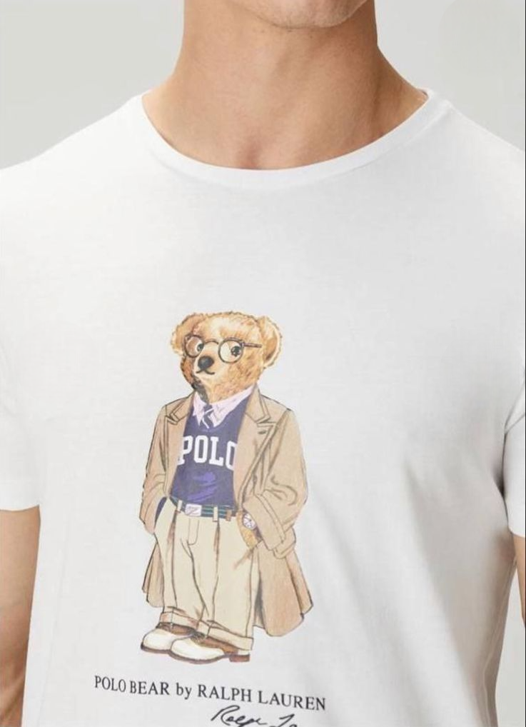 Μπλουζάκι Polo Ralph Lauren λαιμόκοψη 015 - Άσπρο