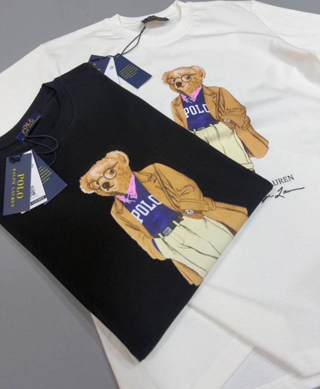 Μπλουζάκι Polo Ralph Lauren λαιμόκοψη 015 - Άσπρο