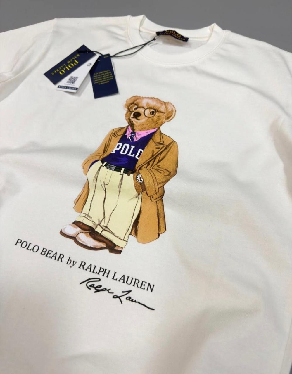 Μπλουζάκι Polo Ralph Lauren λαιμόκοψη 015 - Άσπρο