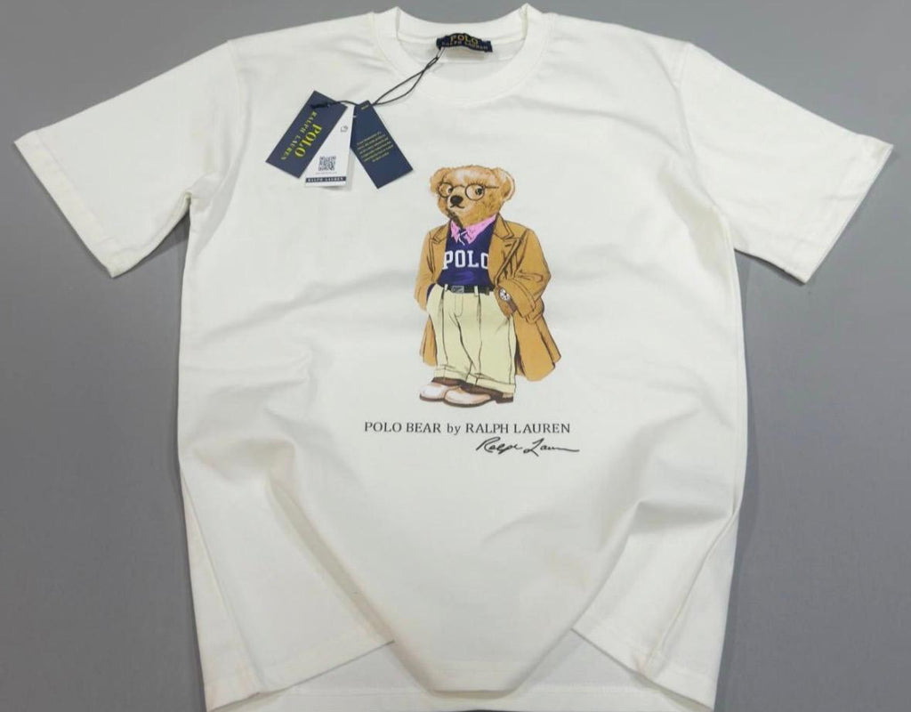 Μπλουζάκι Polo Ralph Lauren λαιμόκοψη 015 - Άσπρο