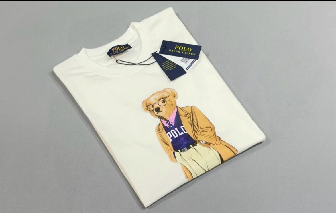 Μπλουζάκι Polo Ralph Lauren λαιμόκοψη 015 - Άσπρο