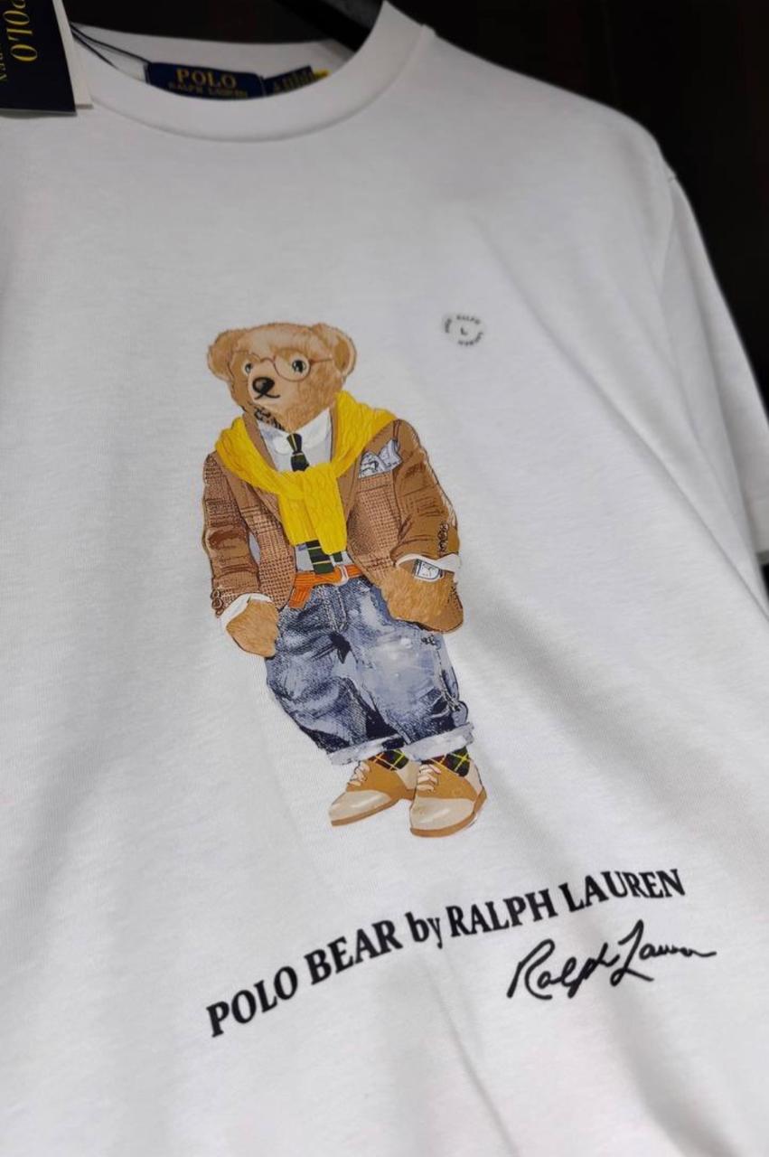 Μπλουζάκι Polo Ralph Lauren με λαιμόκοψη 035 - Άσπρο