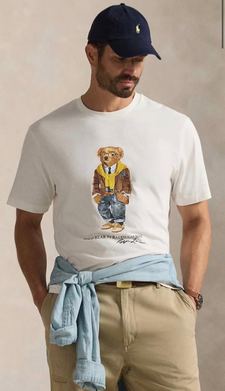 Μπλουζάκι Polo Ralph Lauren με λαιμόκοψη 035 - Άσπρο