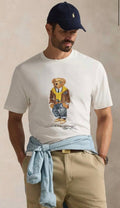 Μπλουζάκι Polo Ralph Lauren με λαιμόκοψη 035 - Άσπρο