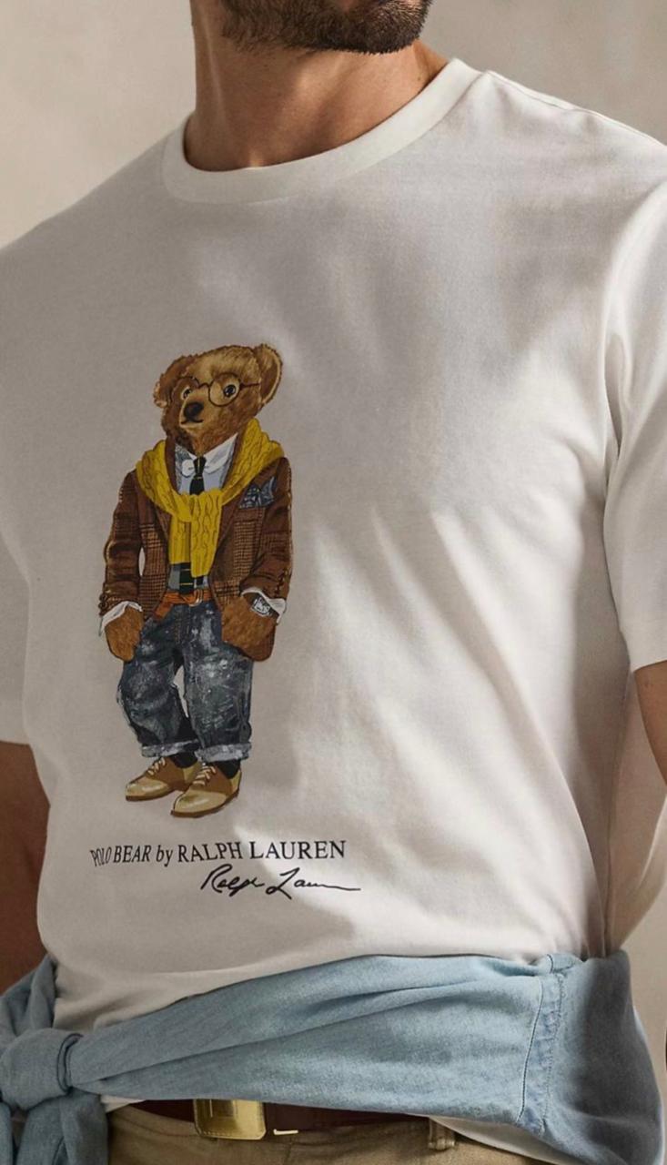 Μπλουζάκι Polo Ralph Lauren με λαιμόκοψη 035 - Άσπρο