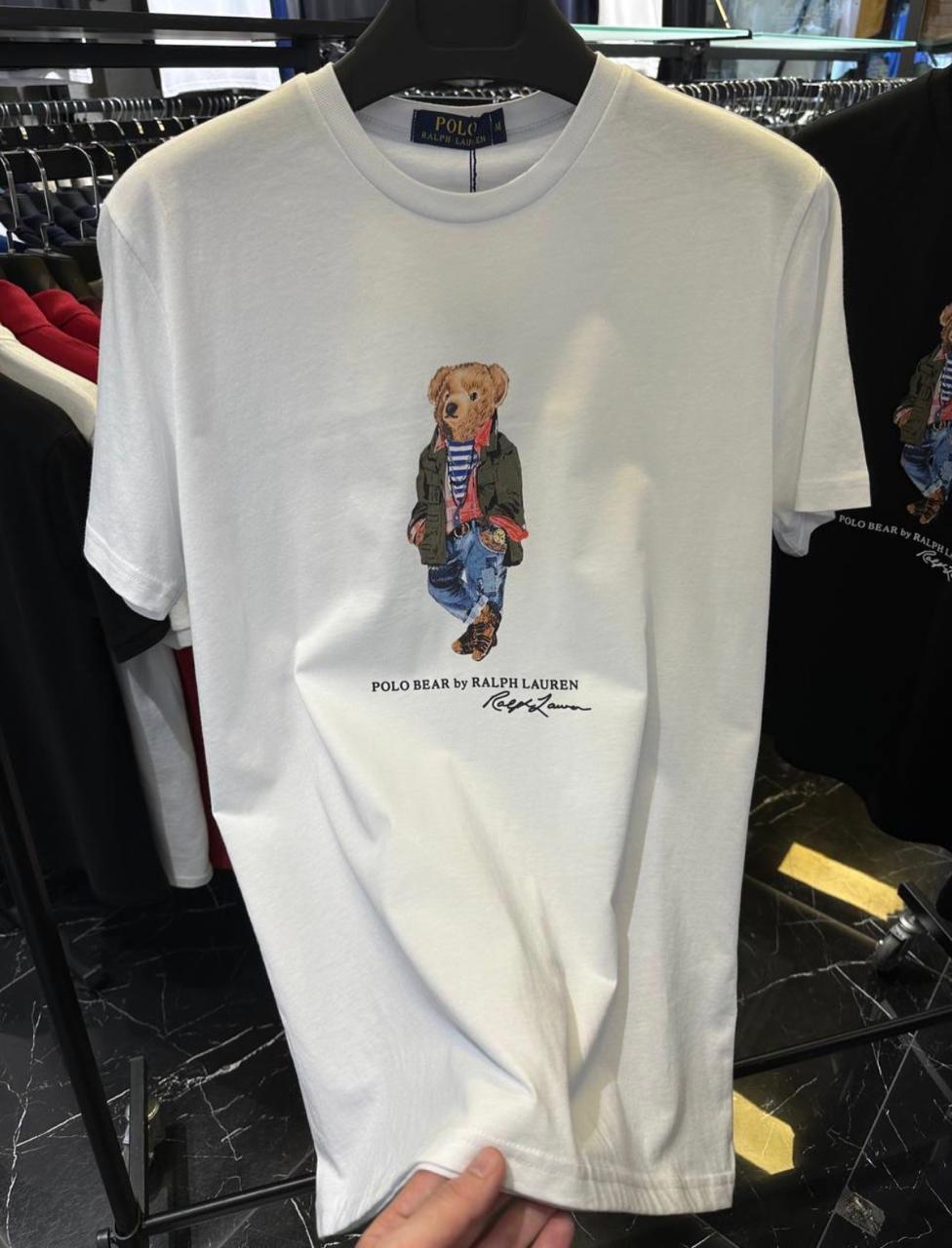 Μπλουζάκι Polo Ralph Lauren λαιμόκοψη 011 - Άσπρο