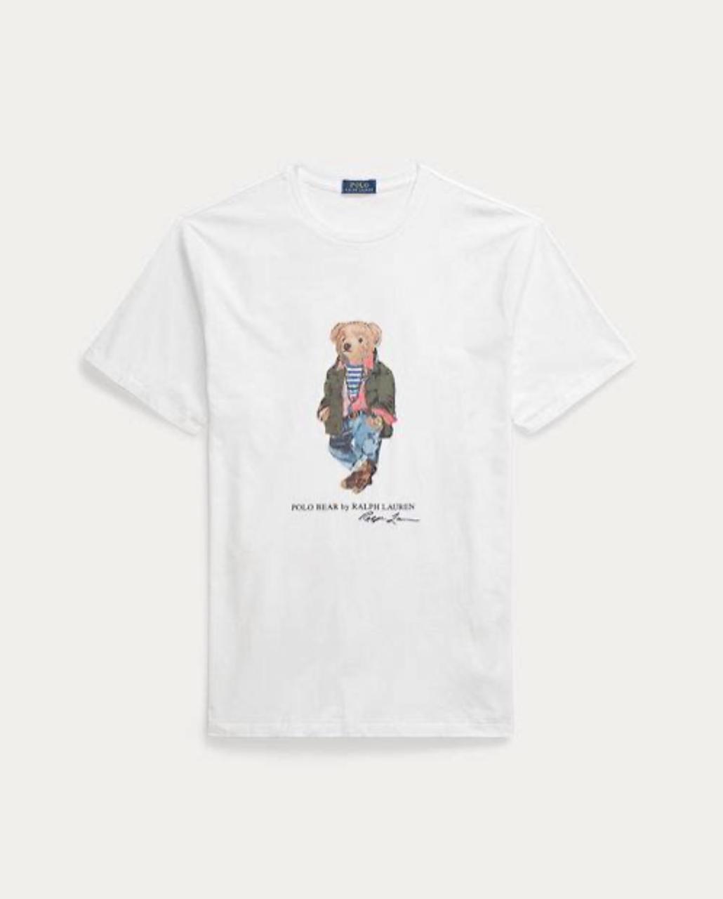 Μπλουζάκι Polo Ralph Lauren λαιμόκοψη 011 - Άσπρο