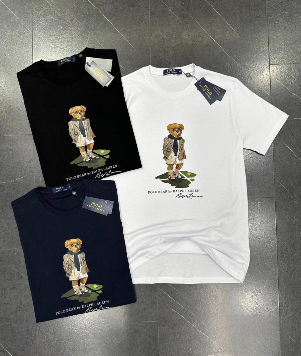 Μπλουζάκι Polo Ralph Lauren λαιμόκοψη 032 - Μαύρο