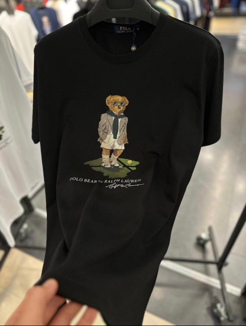 Μπλουζάκι Polo Ralph Lauren λαιμόκοψη 032 - Μαύρο