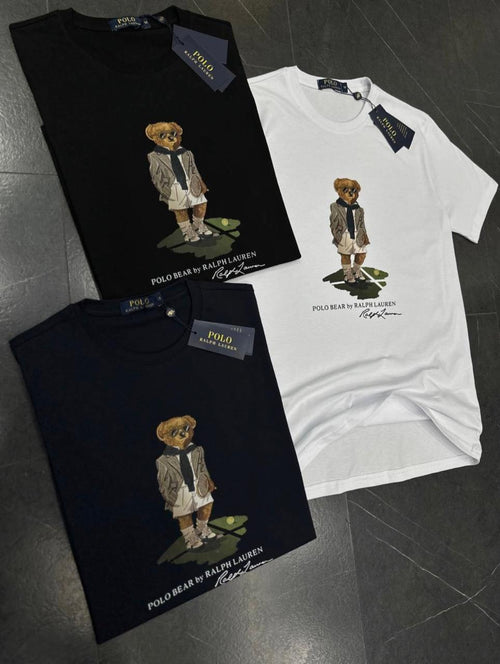 Μπλουζάκι Polo Ralph Lauren λαιμόκοψη 032 - Μαύρο
