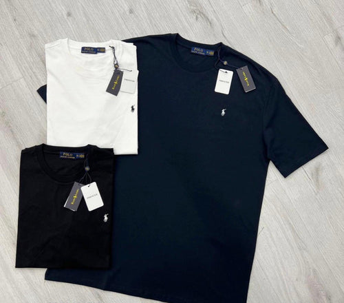 Μπλουζάκι Polo Ralph Lauren λαιμόκοψη 09 - Σκούρο Μπλε