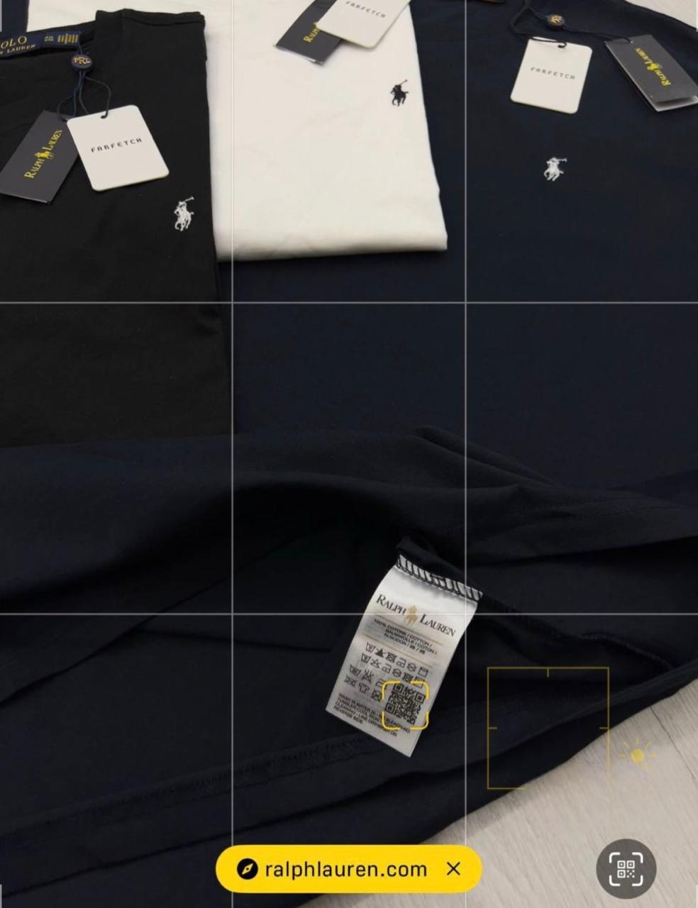 Μπλουζάκι Polo Ralph Lauren λαιμόκοψη 010 - Άσπρο