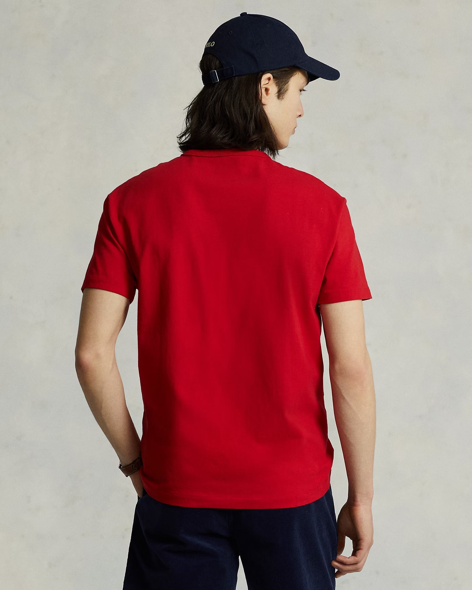 Μπλουζάκι λαιμόκοψη Polo Ralph Lauren - Κόκκινο