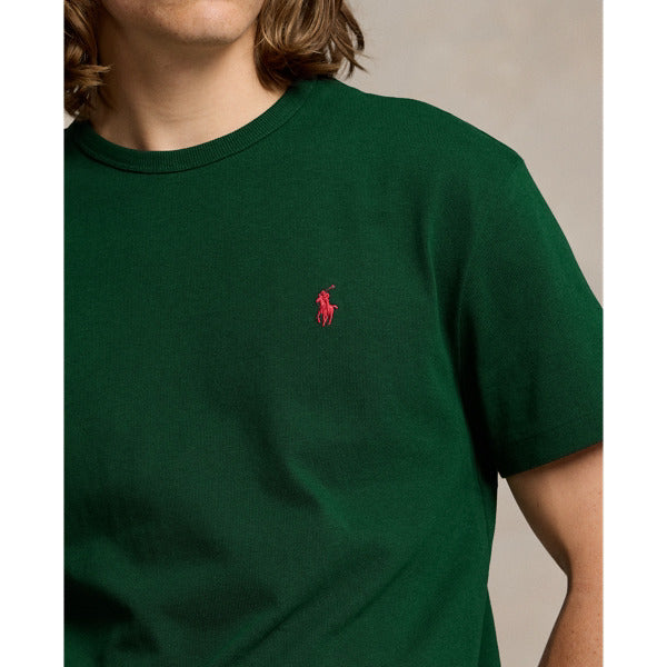 Μπλουζάκι λαιμόκοψη Polo Ralph Lauren - Σκούρο Πράσινο