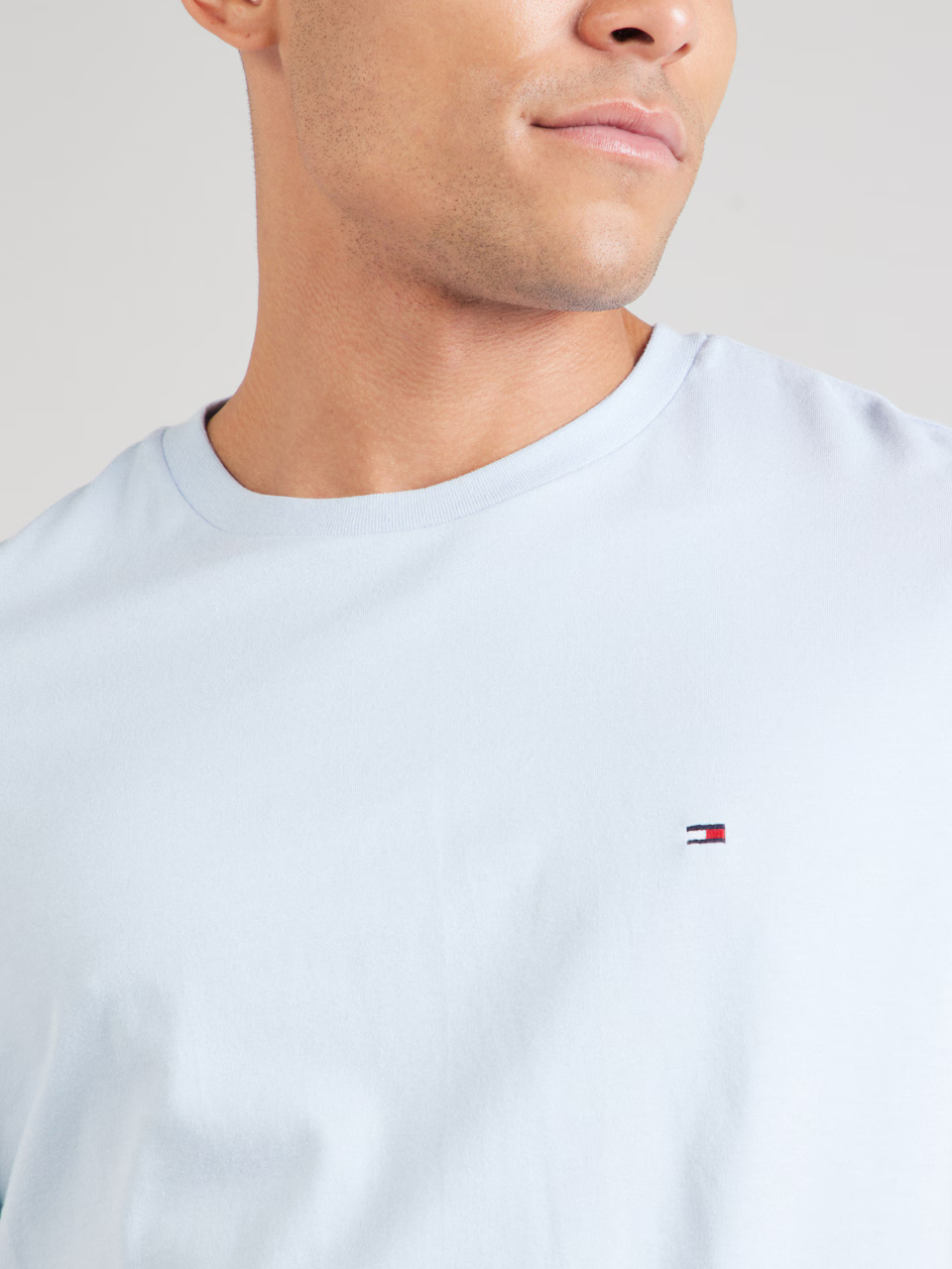 Μπλουζάκι λαιμόκοψη Tommy Hilfiger - Γαλάζιο