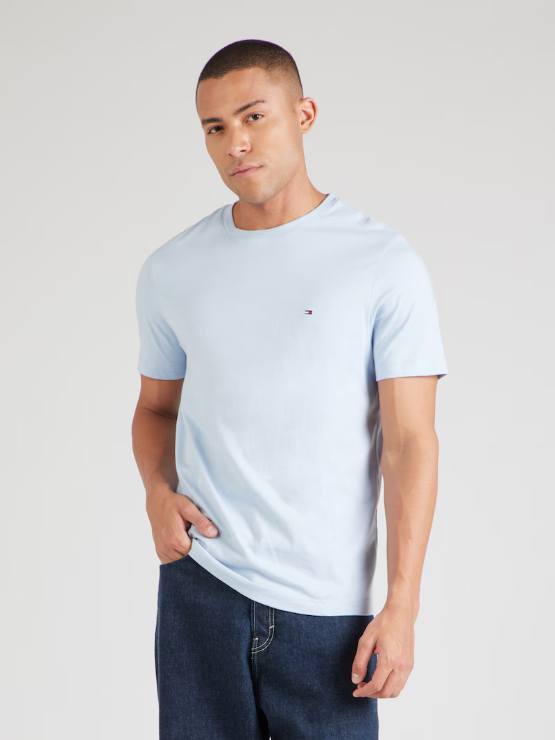 Μπλουζάκι λαιμόκοψη Tommy Hilfiger - Γαλάζιο