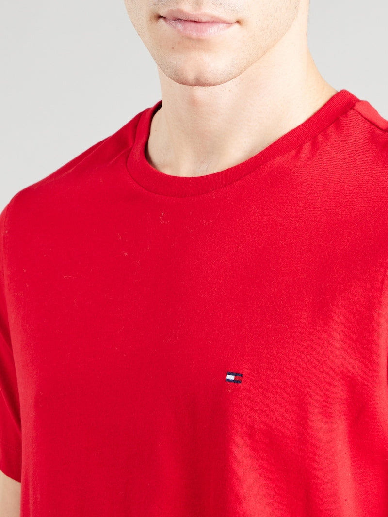 Μπλουζάκι λαιμόκοψη Tommy Hilfiger - Κόκκινο