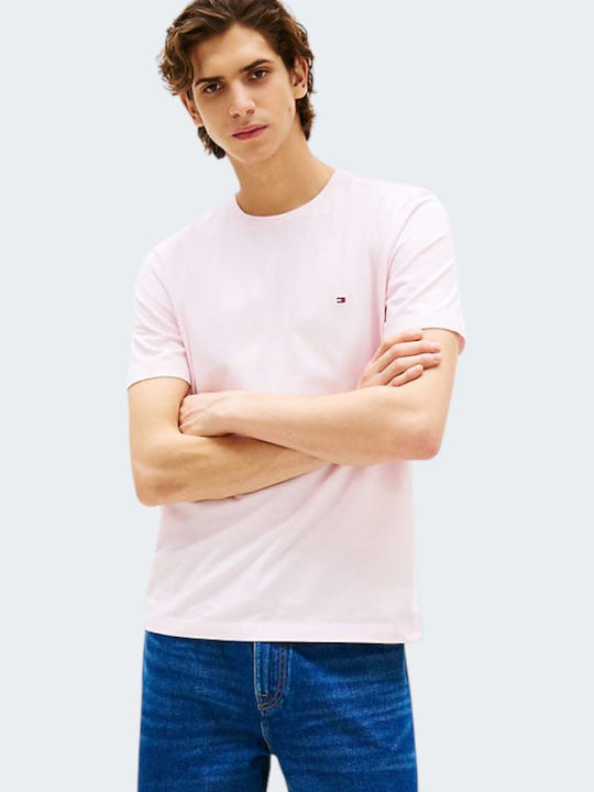 Μπλουζάκι λαιμόκοψη Tommy Hilfiger - Ροζ