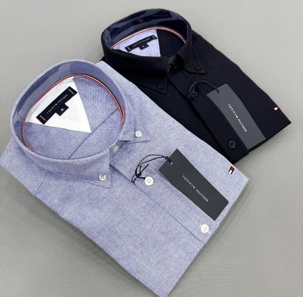 Πουκάμισο Tommy Hilfiger 014 - Σκούρο Μπλε