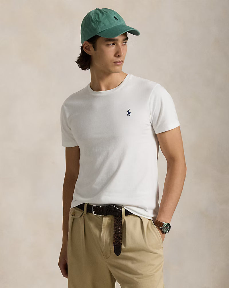 Μπλουζάκι λαιμόκοψη Polo Ralph Lauren - Άσπρο